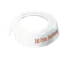TableCraft CM16 ID Collar - Fat Free Italian, 48 oz. Dispenser, Plastic, Maroon Print, Dishwasher-Safe 1 image