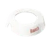 TableCraft CM6 Dispenser ID Collar Ranch, Fits 48-Oz 483/484, White Plastic, Maroon, Made in USA 1 image