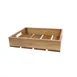TableCraft CRATE11 Serving Crate, 20-7/8" x 12-3/4" x 2-3/4", Acacia Wood, Brown, Fits 1/1 GN Pan 1 image