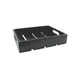 TableCraft Products CRATE11BK - Black Serving Crate, 20-7/8" x 12-3/4" x 2-3/4", Fits 1/1 GN Pan 1 image