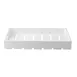 TableCraft CRATE12W - White Gastronorm Serving & Display Crate, 12-3/4" x 10-1/2" x 2-3/4", Wooden 1 image