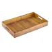TableCraft CRATESB11 Acacia Wood Gastro Serving Crate, 20-7/8" x 12-3/4" x 2-3/4", Brown, Handles 2 image
