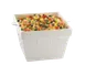 TableCraft CW1490W 6-1/2 Qt Square Bowl, 9-1/2" x 9-1/2" x 6-1/2", White Duracoat Aluminum, NSF 1 image