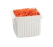 TableCraft Products CW1520PB Server Bowl, 1-3/8 Qt 6" x 5" x 5" Blue Alum., NSF, Cold Hold -20°F 1 image