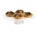 TableCraft CW17005BK Cake & Pie Display Stand, 13½" Dia, 3½" Height, Black Duracoat Alum, Holding 1 image