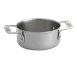 TableCraft CW2052 Induction Mini Casserole, 5-1/8" Dia × 2-1/4", 31 oz, Tri‑Ply Al/Stainless, 500°F 1 image