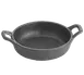 TableCraft CW30102 Mini 8oz Cast Iron Baking Dish, 4-3/4" Dia, 1-1/8" H, 6-1/4" OAL, Round with Handles 1 image