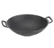 TableCraft CW30116 6-Qt 14" Cast Iron Wok, 2 Handles, Pre‑Seasoned, Induction Ready, 3‑5/8" Depth 1 image