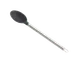 TableCraft Products CW400 - 13"-14" Serving Spoon, Insulated Black Silicone Head, Stainless Handle 1 image