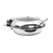TableCraft CW40165 6‑qt Stainless Steel Chafing Dish, 17‑1/4” Dia, 19‑1/4” H, Hinged Cover, Steam Pan 1 image