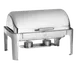 TableCraft CW40167 Fuel Chafer Dish, 9 Qt, 25" x 17" x 17", Steel, Roll‑Top Lid, Steam & Water Pans 1 image