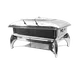 TableCraft CW40175 Fuel Chafing Dish, 9‑qt, 22‑3/4"×18"×13", Stainless Steel, Cover, Steam Vent 1 image