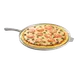 TableCraft CW4100W Pizza Pan – 16” Round, 1/2” Thick, Cast Aluminum, White, Handle, NSF 1 image