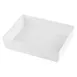 TableCraft CW5004N 5-Qt Aluminum Food Pan, 12-3/4" x 9-1/2", 3" Deep, Natural, Cold Hold 1 image