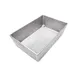 TableCraft CW5024N 2.5‑Qt Aluminum Food Pan – 9-1/2" x 6-3/8" x 3", Natural, NSF 1 image