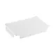TableCraft Products CW5038 - Translucent 10-1/4" x 7-1/8" x 1" Acrylic Flat Food Pan Cover 1 image