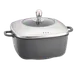 TableCraft CWDC1030 5‑Qt Induction Sauce Pot, 10"x10"x4.5", Non‑Stick, 450° Safe, Lid Included 1 image