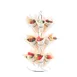 TableCraft DCH27 3-Tier Chrome Ice Cream Cone Holder, 7" x 7" x 16-3/4" Holds 27 Cones 1 image