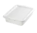 TableCraft Products F1529 Freezer Storage Box, 21" x 16" x 5", HDPE, White, NSF Certified 1 image