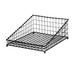 TableCraft GM1519 Basket, 15" x 19-1/2", 8" Height, Black Powder‑Coated Metal, Angled Square 1 image
