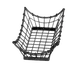 TableCraft GM1608 Metal Serving Basket, 15" x 8" x 4-1/4", Black Powder Coated, Hand Wash 1 image