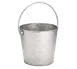 TableCraft GT87 Serving Pail – 1-1/4 Gal, 8" Dia x 7" H, Galvanized Steel, Round Handle 1 image