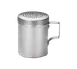 TableCraft Products H158 Aluminum Dredge Shaker, 10‑11 oz, 2‑3/5" Dia × 3‑1/2" H, Metal Lid, Handle 1 image