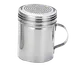TableCraft Products H159 - 10‑Ounce Steel Dredge, 2‑3/4" Dia × 3‑3/4" H, Perforated, Lid, Handle 1 image