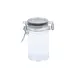 TableCraft H2S&P 2oz Glass Salt & Pepper Shaker Set, 1-3/8" Dia, 3-3/8" H, Stainless Clip Top 1 image