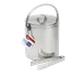 TableCraft H303 Ice Bucket – 120 oz Stainless Steel, 7" x 7" x 8-1/2", Double-Walled, Tongs 1 image
