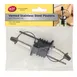 TableCraft H599PTC2 Liquor Pourer, Cash & Carry, Black Tethered Cap, Stainless Steel, Free Flow, 1 Pair 1 image