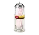 TableCraft Products H714CH Straw Dispenser - Glass Cylinder, 4-3/8"×4-3/8"×11-1/8",Chrome, 72 Straws 1 image