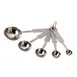 TableCraft H722A 5-Piece Stainless Steel Measuring Spoon Set, Dishwasher Safe, 5 Sizes - 5/Set 1 image