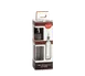 TableCraft H916-4 Oil & Vinegar Cruet Set, 16oz Clear Glass, Stainless Steel Pourer, 4/Set 1 image