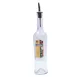 TableCraft Products H933 - Cash & Carry Sottile™ Glass Bottle, 17 oz, Steel Pourer, 13‑23 oz 1 image