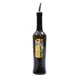 TableCraft H934 - 17oz Dark Green Luna Glass Bottle, All-Purpose, Stainless Steel Pourer 1 image