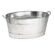 TableCraft Products HBT1914 Tub, 5.5 Gal Oval, 22-3/4"x14-1/2"x9-3/4", Galvanized Steel Hand Wash 1 image