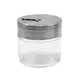 TableCraft HGJ3RT Cheese & Spice Shaker, 3 oz., Rotating Jar Top, Glass, Silver Lid, Dishwasher Safe 1 image