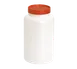 TableCraft JC1064A PourMaster Backup Jar, 1/2 Gal 64oz, Polyethylene, Dishwasher Safe, Caps, Lid 1 image