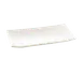 TableCraft Products M2010 Serving Tray, 19-1/2" x 10-1/2" White Melamine, Frosted, 212°F Safe 1 image