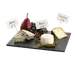 TableCraft MG2 - Frostone Black Slate Melamine Tray, 12-3/4" x 10-3/8", 212°F Safe, Dishwasher Safe 1 image