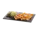 TableCraft MG3 - Black Slate Melamine Serving Tray, 12-3/4" x 6-7/8", Dishwasher Safe, Break-Resistant 1 image