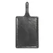 TableCraft MSP3618 Frostone Serving Paddle, 9-3/4" x 7" Rectangular Melamine, Black Slate, 212°F Safe 1 image