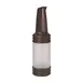 TableCraft N32VBR PourMaster Bottle, 32oz (1qt) Brown V-Neck Top, Dishwasher Safe Bartending Pourer 1 image
