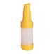 TableCraft Products N32VY - 32oz Yellow PourMaster V-Neck Bottle, Dishwasher Safe, Bartender Pourer 1 image