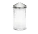TableCraft P55S Sugar Pourer Shaker, 12 oz Clear Polycarbonate, Stainless Steel Top, Dishwasher Safe 1 image