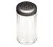 TableCraft P800BK Cheese Shaker, 12-oz, 3-1/16" Dia x 5-5/8" H, Polycarbonate, Black Perforated Top 1 image
