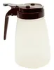 TableCraft PP10B Syrup Pourer – 10‑oz Transparent BPA‑Free Polypropylene Jar, Chrome‑Plated Metal Top 1 image