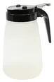TableCraft PP10BK Syrup Pourer – 10oz, Chrome‑Plated Metal Top, Polypropylene Jar, Dishwasher Safe 1 image