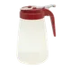 TableCraft PP10RE Syrup Pourer – 10oz, Chrome‑Plated Metal Top, Red ABS, BPA‑Free Polypropylene Jar 1 image